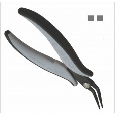 Piergiacomi PNB 2005 D Pinza becchi lunghi a punta zigrinati piegati a 45°, versione ESD