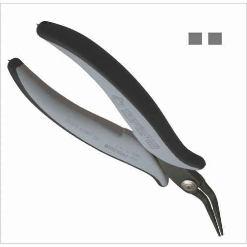 Piergiacomi PNB 2006 D Long smooth 45° bent-nose pliers, ESD version
