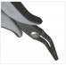 Piergiacomi PNB 2008 D Long smooth 45° bent flat-nose pliers, ESD version