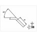 Piergiacomi PNB 2008 Long smooth 45° bent flat-nose pliers Piergiacomi PNB 2008 Long smooth 45° bent flat-nose pliers