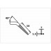 Piergiacomi PNB 2015 D Long serrated 45° bent chain-nose pliers, ESD version Piergiacomi PNB 2015 D Long serrated 45° bent chain-nose pliers, ESD version