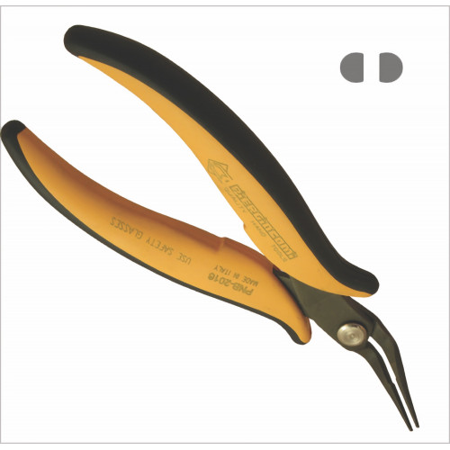 Piergiacomi PNB 2016 Long smooth 45° bent chain-nose pliers Piergiacomi PNB 2016 Long smooth 45° bent chain-nose pliers