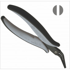 Piergiacomi PNB 2018 D Long smooth 45° bent round-nose pliers, ESD version