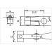 Piergiacomi PPR 5001D U-shape ESD Preforming Plier 