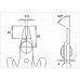 Piergiacomi TR 20 VM D Frontal Flush Cutter inclined at 60° ESD Piergiacomi TR 20 VM D Frontal Flush Cutter inclined at 60° ESD