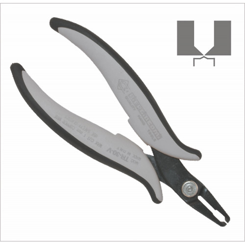 Piergiacomi TR 30 V D Tronchesina con taglio raso frontale netto inclinato a 60° ESD