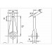 Piergiacomi TR 30 V D Tronchesina con taglio raso frontale netto inclinato a 60° ESD