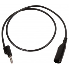 Pomona 1166-24-0, Allig Cl, Banana Plug (Black)