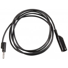 Pomona 1166-60-0, Allig Cl, Banana Plug (Black)