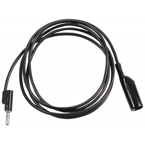 Pomona 1166-60-0, Allig Cl, Banana Plug (Black)