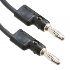 Pomona B-48-0, Banana Plug Patch Cord (Black), length 120cm