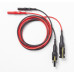 Pomona PVLEAD1 Jeu de cordons de test MC4 �� 4MM, noir/rouge