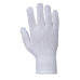 Portwest A111 Classic Polka Dot Gloves, White/Blue