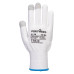 Portwest A118 Touchscreen Glove with PVC Dots Grip 13 (Pk12), White/Grey Portwest A118 Touchscreen Glove with PVC Dots Grip 13 (Pk12), White/Grey