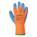 PORTWEST A145 Thermal Grip Pleated Latex Glove, Orange/Black PORTWEST A145 Thermal Grip Pleated Latex Glove, Orange/Black