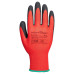 Portwest A174 Flex Grip Latex Glove, Red/Black