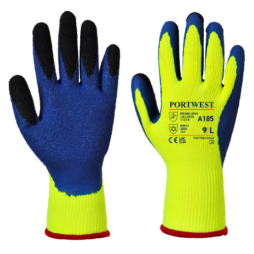 Portwest A185 Duo-Therm Glove, Yellow/Blue Portwest A185 Duo-Therm Glove, Yellow/Blue