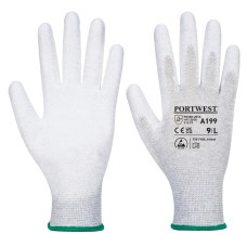 Portwest A199 Antistatic PU Palm Glove, Grey XXL