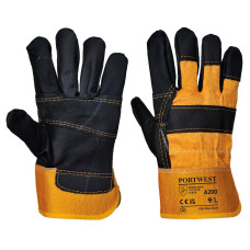 Portwest A200 Leather Furniture Glove, Yellow