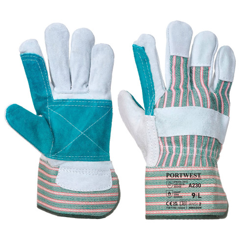 Portwest A230 Rigger Glove with Reinforced Palm, Grey