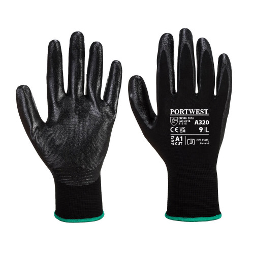 Portwest A320 Dexti-Grip Gloves, Black