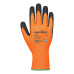 Portwest A340 Grip Hi-Vis Gloves - Latex, Orange/Black