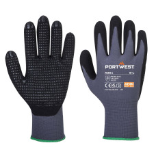 Portwest A351 Dermiflex Plus Glove, Grey/Black