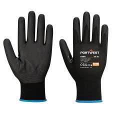 Portwest A355 Touchscreen Nitrile Foam Glove NPR15 (Pk12), Black