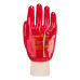Portwest A400 PVC Gloves with Elasticated Knit Cuff, Red Portwest A400 PVC Gloves with Elasticated Knit Cuff, Red