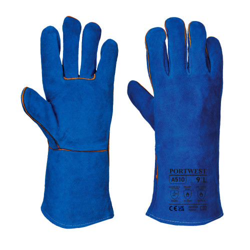Portwest A510 Welding Gloves, Blue Portwest A510 Welding Gloves, Blue