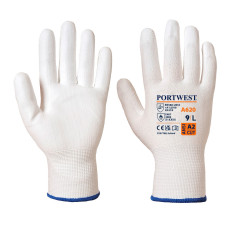 Portwest A620 LR Cut Resistant Glove with PU Palm, White