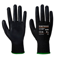 PORTWEST A635 Cut B13 PU Economy Glove, Black