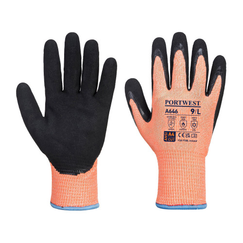 PORTWEST A646 Guanto anti taglio invernale Vis-Tex D13 in nitrile PORTWEST A646 Guanto anti taglio invernale Vis-Tex D13 in nitrile