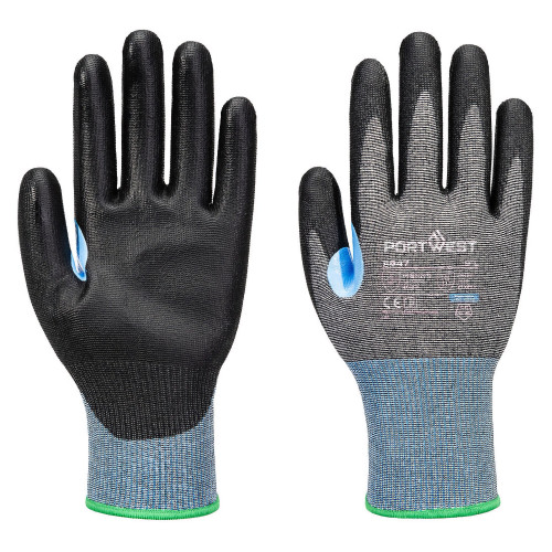 Portwest A647G8R Guanto anti taglio in PU CS D15