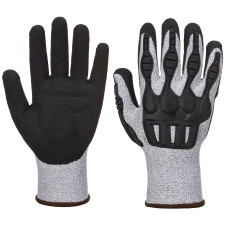 Portwest A723 Impact Cut Resistant Glove, Grey/Black