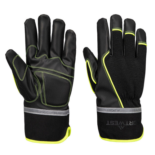 Portwest A753K8R Impact Pro Cut 5 Glove Black/Grey Portwest A753K8R Impact Pro Cut 5 Glove Black/Grey