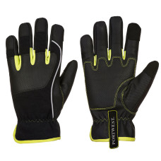 Portwest A771 Tradesman Glove PW3, Black/Yellow