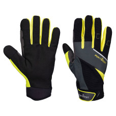 Portwest A774 DX4 LR Cut Resistant Glove, Black/Yellow