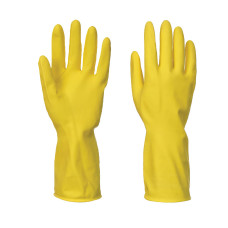 Portwest A800 Latex Household Glove (240 Pairs), Yellow