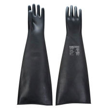 Portwest A803 Heavy Latex Glove 600mm, Black