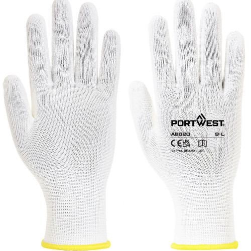 Portwest AB020 Assembly Gloves (360 Pairs), White Portwest AB020 Assembly Gloves (360 Pairs), White