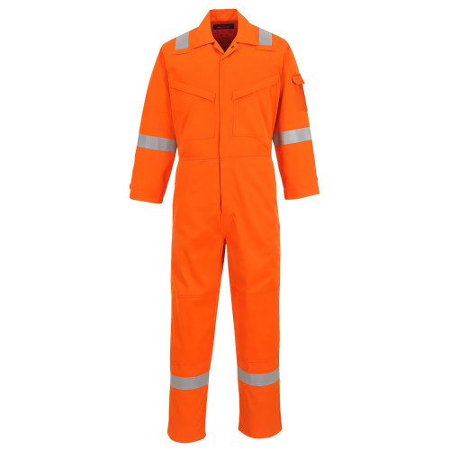 Portwest AF73 Silver Araflame Suit, Orange