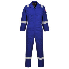 Portwest AF73 Silver Araflame Suit, Royal Blue