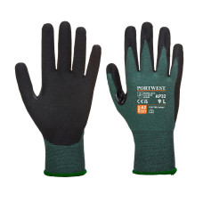 PORTWEST AP32 Cut B18 Dexti Pro Nitrile Glove, Green/Black