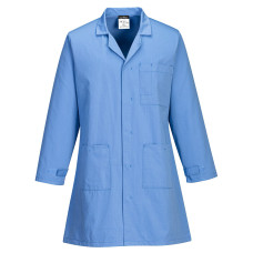 Portwest AS10 Anti-Static ESD Coat, Blue Hamilton XL