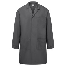 Portwest AS10 Anti-Static ESD Coat, Grey L