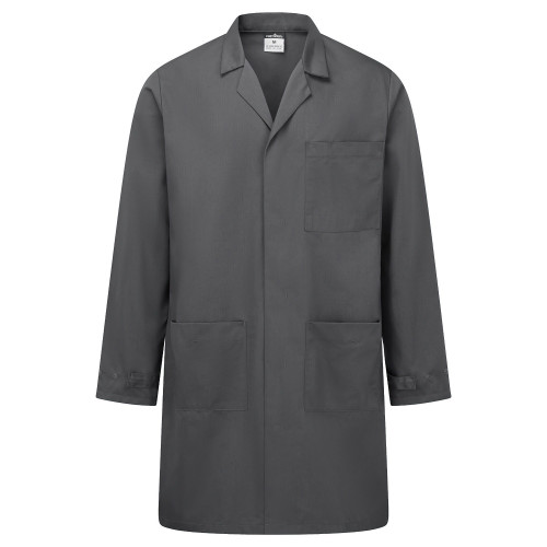 Portwest AS10 Anti-Static ESD Coat, Grey XL Portwest AS10 Anti-Static ESD Coat, Grey XL