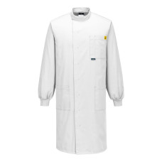 Portwest AS15 Anti-Static ESD Coat, White L