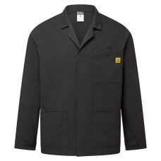 Portwest AS18 Anti-Static ESD Coat, Black L