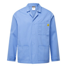 Portwest AS18 Anti-Static ESD Coat, Blue Hamilton L